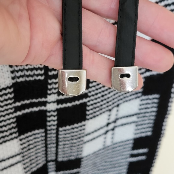 Ava Couture Wrap Sweater NWT Women Large Shall Collar Acrylic Black White Chunky - Picture 3 of 12